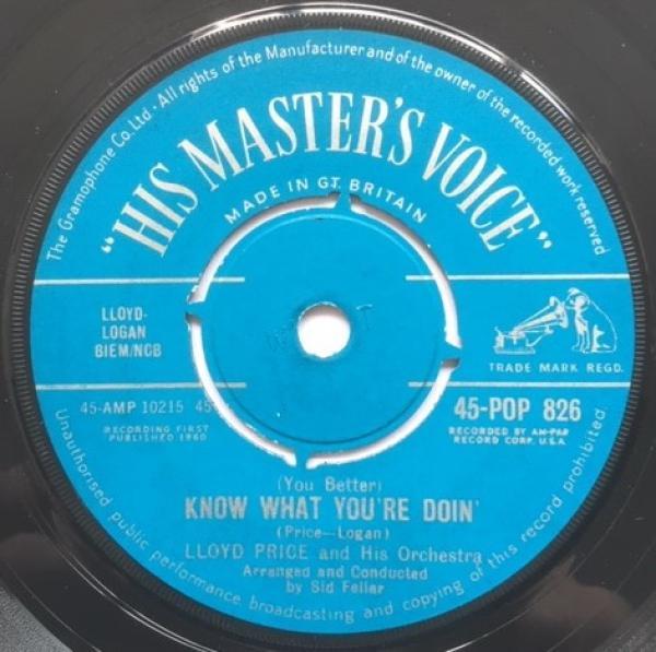Lloyd Price And His Orchestra - Know What You're Doin'