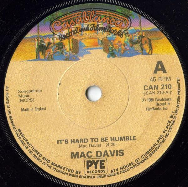 Mac Davis - It's Hard To Be Humble