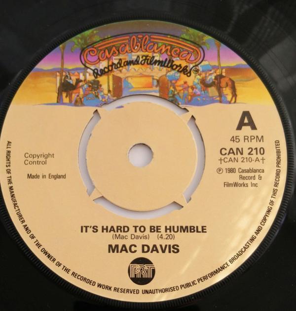 Mac Davis - It's Hard To Be Humble