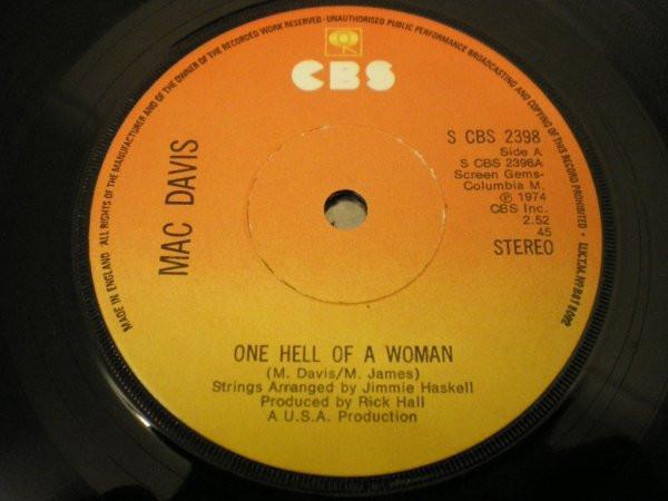 Mac Davis - One Hell Of A Woman / A Poor Man's Gold