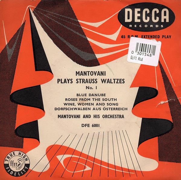 Mantovani And His Orchestra - Mantovani Plays Strauss Waltzes No.1