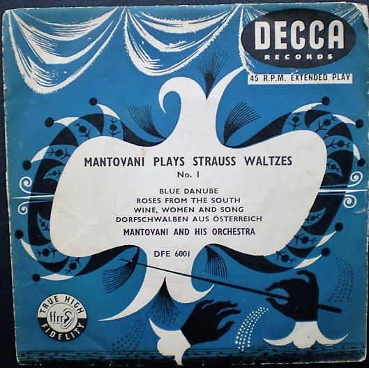 Mantovani And His Orchestra - Mantovani Plays Strauss Waltzes No.1