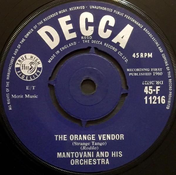 Mantovani And His Orchestra - The Orange Vendor / In The Spring