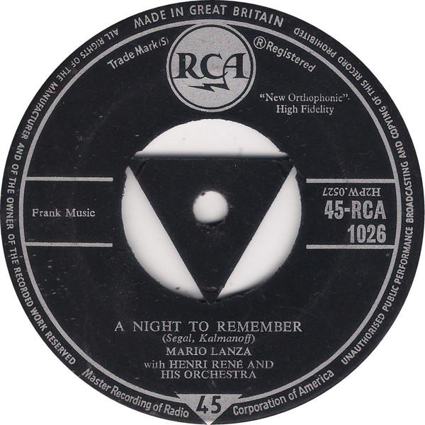 Mario Lanza - A Night To Remember