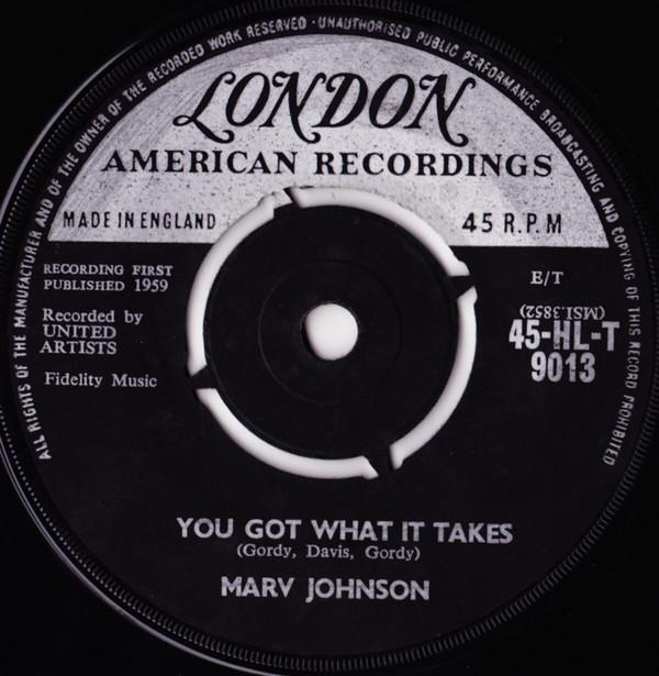 Marv Johnson - You Got What It Takes