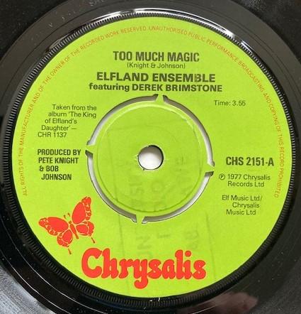 Mary Hopkin, Derek Brimstone, The Elfland Ensemble - Too Much Magic