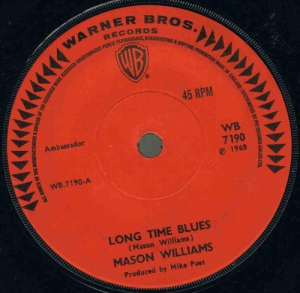 Mason Williams - Long Time Blues / Classical Gas