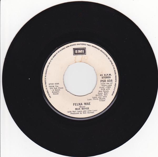 Max Boyce, John Luce, Neil Lewis, Triban - Felna Mae / Farewell To The Rhondda