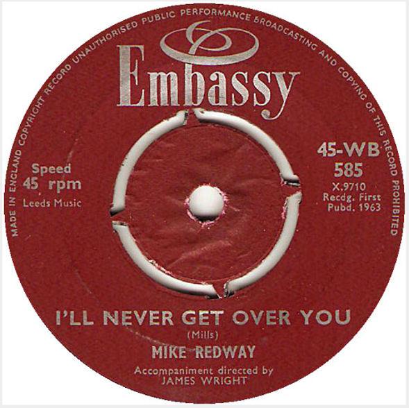 Mike Redway, The Typhoons - I'll Never Get Over You / Come On