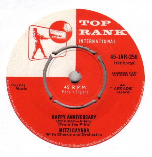 Mitzi Gaynor - Happy Anniversary