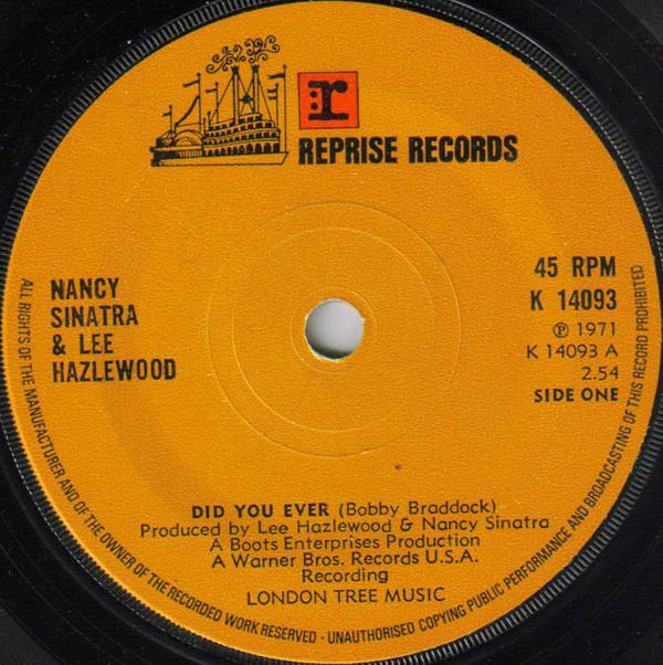 Nancy Sinatra & Lee Hazlewood - Did You Ever
