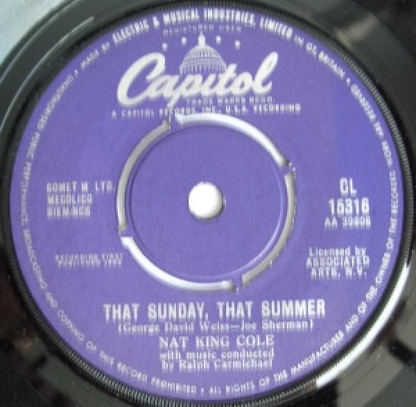 Nat King Cole - That Sunday, That Summer / Mr. Wishing Well