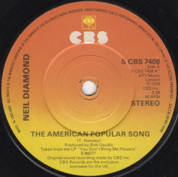 Neil Diamond - The American Popular Song
