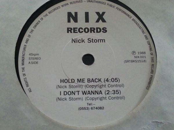 Nick Storm (3) - Hold Me Back