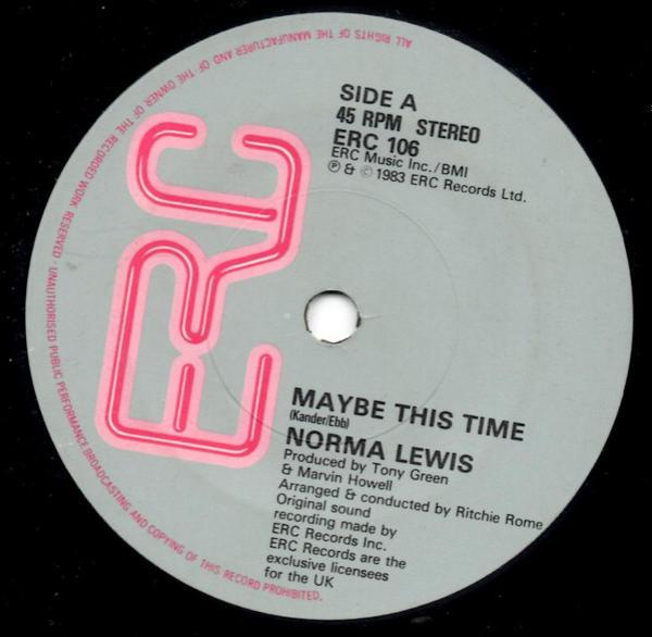 Norma Lewis - Maybe This Time / When Loving You
