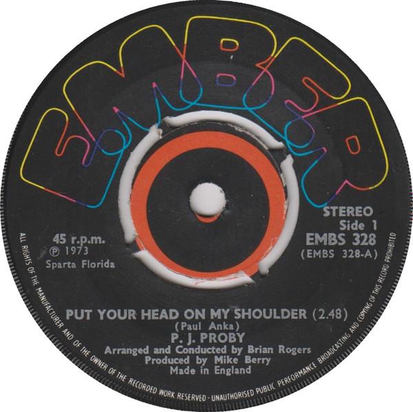 P.J. Proby - Put Your Head On My Shoulder