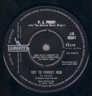 P.J. Proby - Try To Forget Her