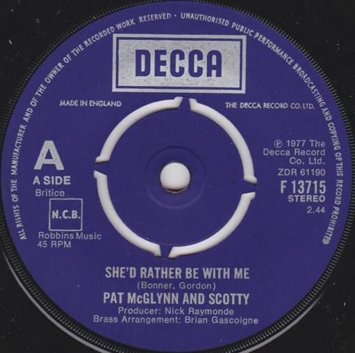 Pat McGlynn's Scotties - She'd Rather Be With Me