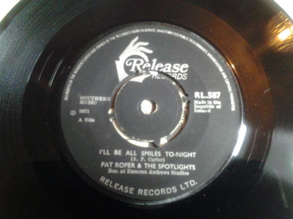 Pat Roper, The Spotlights  - I'll Be All Smiles To-Night / Little Old Mud Cabin
