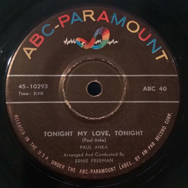 Paul Anka - Tonight My Love, Tonight