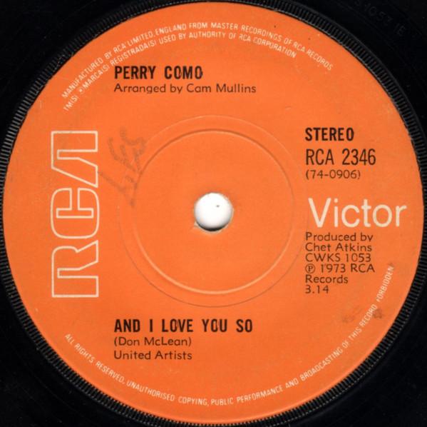 Perry Como - And I Love You So