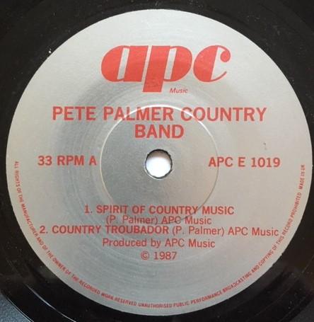 Pete Palmer Country Band - Spirit Of Country Music