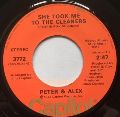 Peter & Alex - She Took Me To The Cleaners