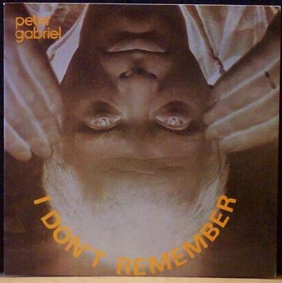 Peter Gabriel - I Don't Remember