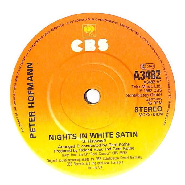 Peter Hofmann - Nights In White Satin
