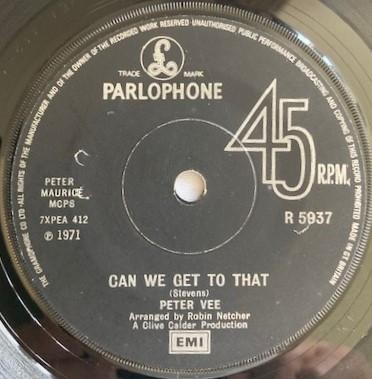 Peter Vee - Can We Get To That