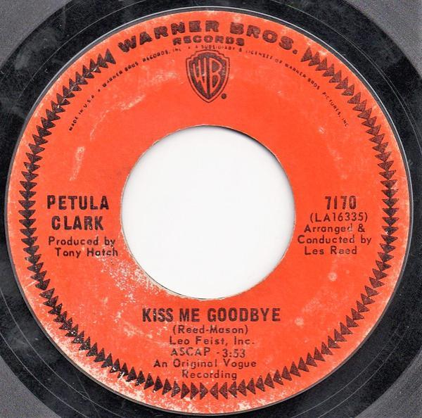 Petula Clark - Kiss Me Goodbye