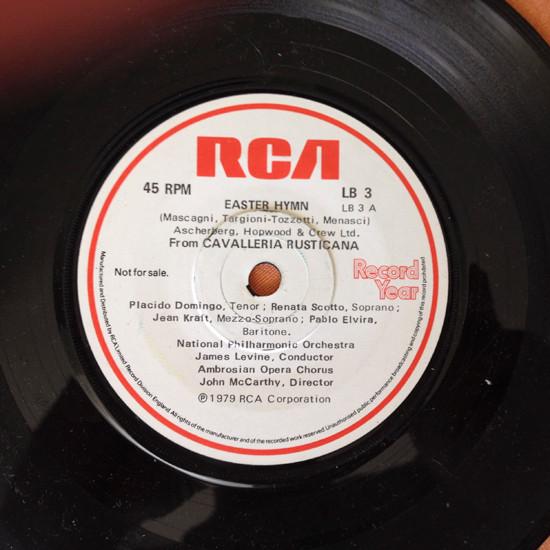 Placido Domingo, Noel Edmonds - Eastern Hymn / Noel Edmonds Introduces Record Year And 'The Day They Remembered'