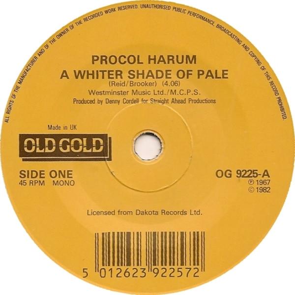 Procol Harum - A Whiter Shade Of Pale / Homburg