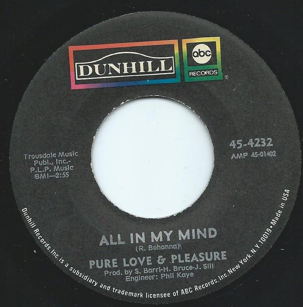 Pure Love And Pleasure - All In My Mind