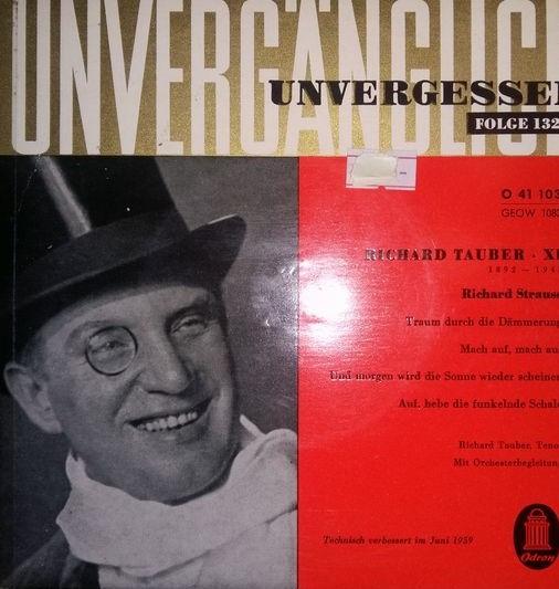 Richard Tauber, Richard Strauss - Richard Tauber XI