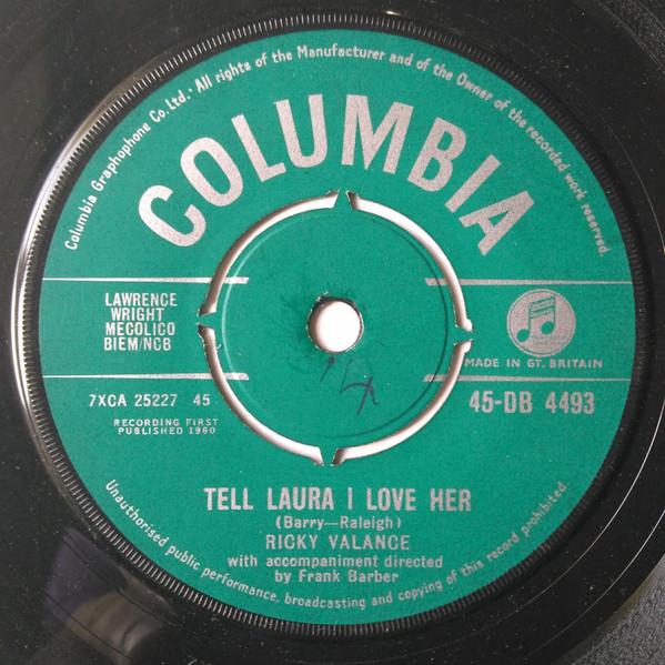 Ricky Valance - Tell Laura I Love Her