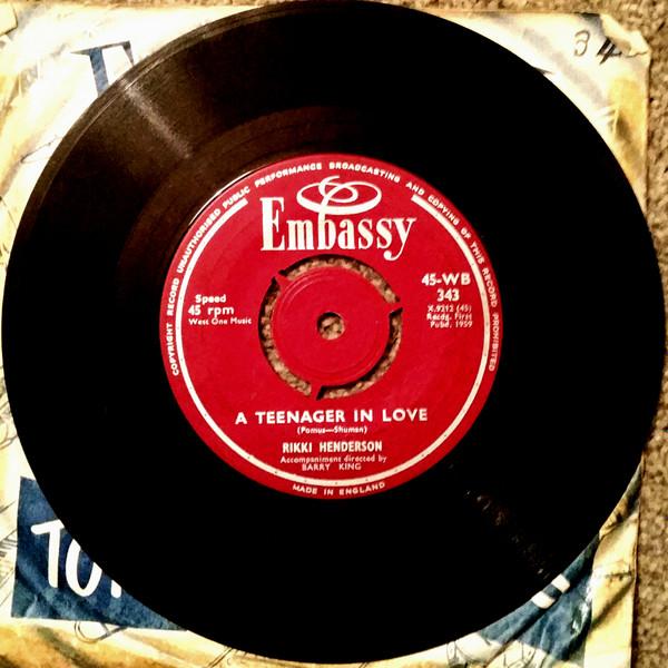 Rikki Henderson - A Teenager In Love / Personality