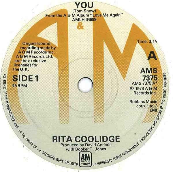 Rita Coolidge - You / Only You Know And I Know