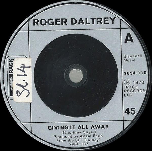 Roger Daltrey - Giving It All Away