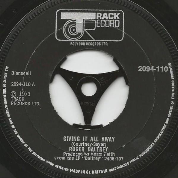 Roger Daltrey - Giving It All Away