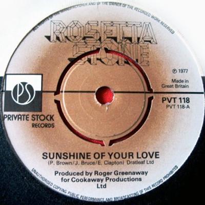 Rosetta Stone (2) - Sunshine Of Your Love