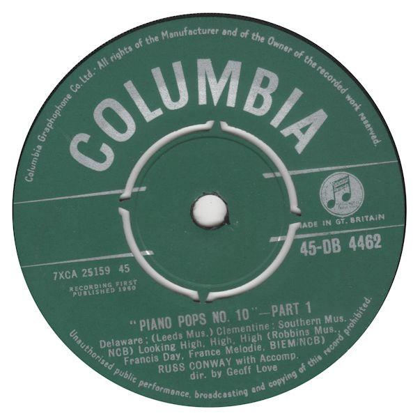 Russ Conway - Piano Pops No.10
