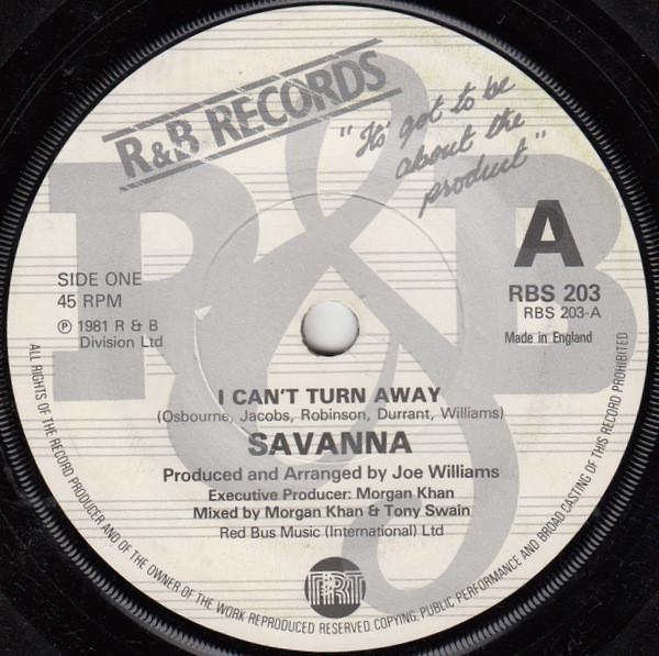Savanna (2) - I Can't Turn Away