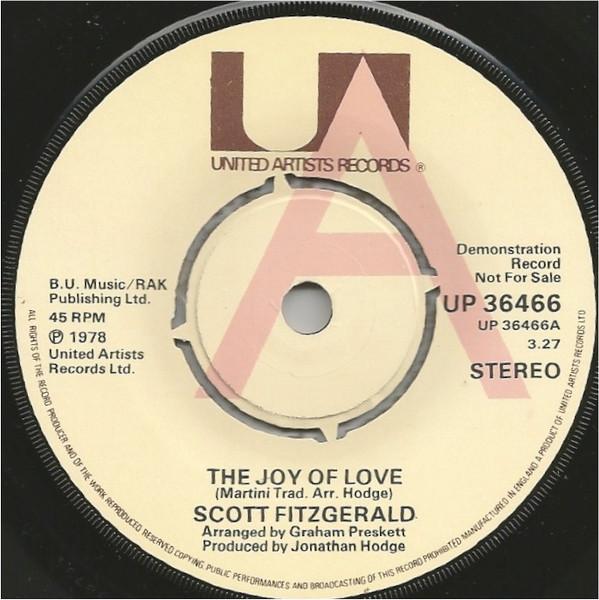 Scott Fitzgerald - The Joy Of Love