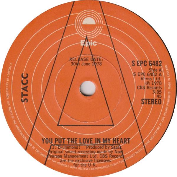 Stacc - You Put The Love In My Heart/Holy Smoke