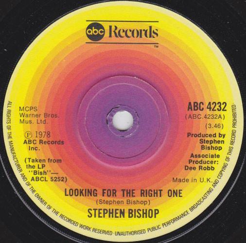 Stephen Bishop - Looking For The Right One