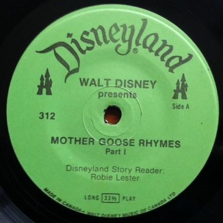 Sterling Holloway - Walt Disney Presents Mother Goose Rhymes