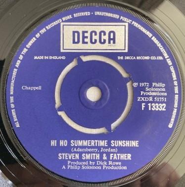 Steven Smith & Father - Hi Ho Summertime Sunshine