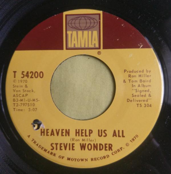 Stevie Wonder - Heaven Help Us All / I Gotta Have A Song