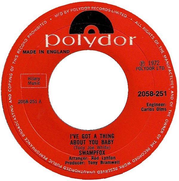 Swampfox - I've Got A Thing About You Baby